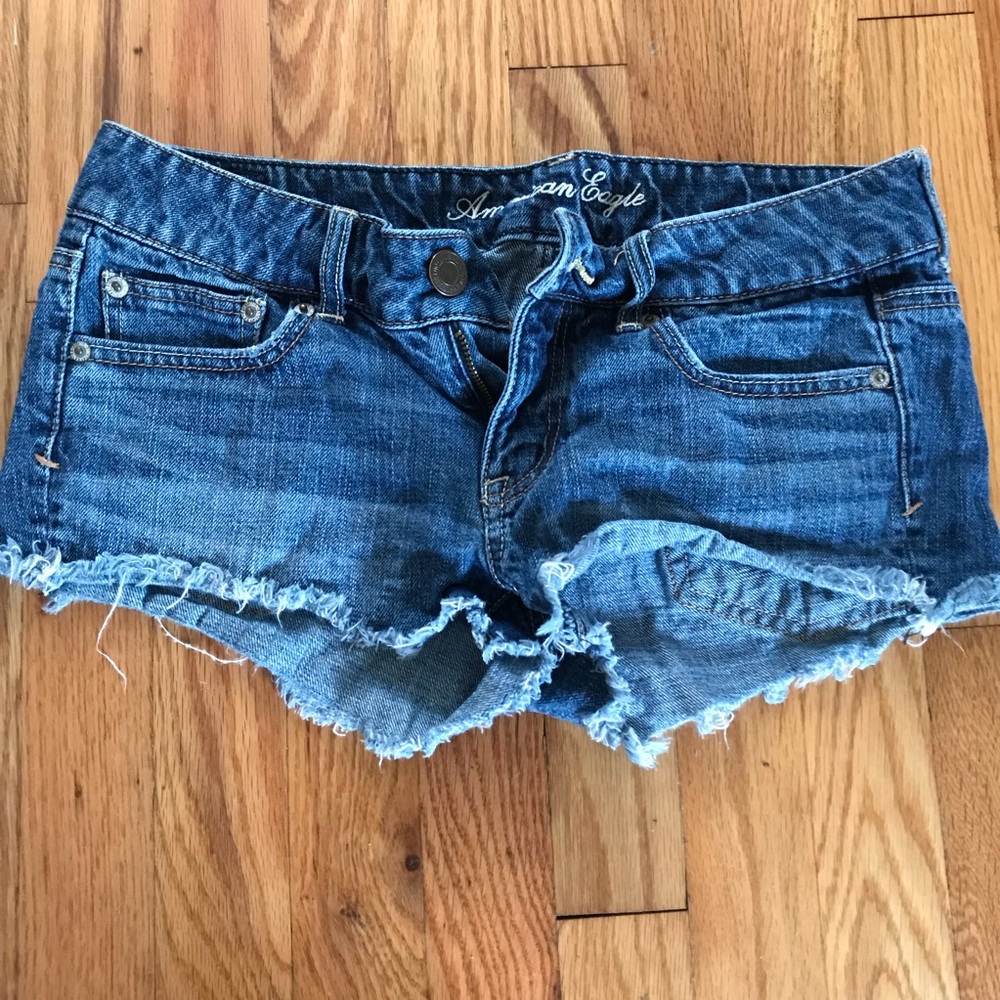 American Eagle Denim Shorts Size 4